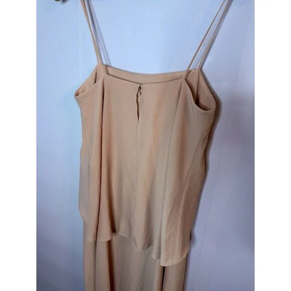 Banana Republic Spaghetti Strap‎ Loose Fit Slip Dress 2 Light Pink Homecoming - Picture 5 of 10